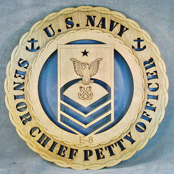 Senior Chief Petty Officer E-8 Wall Tribute